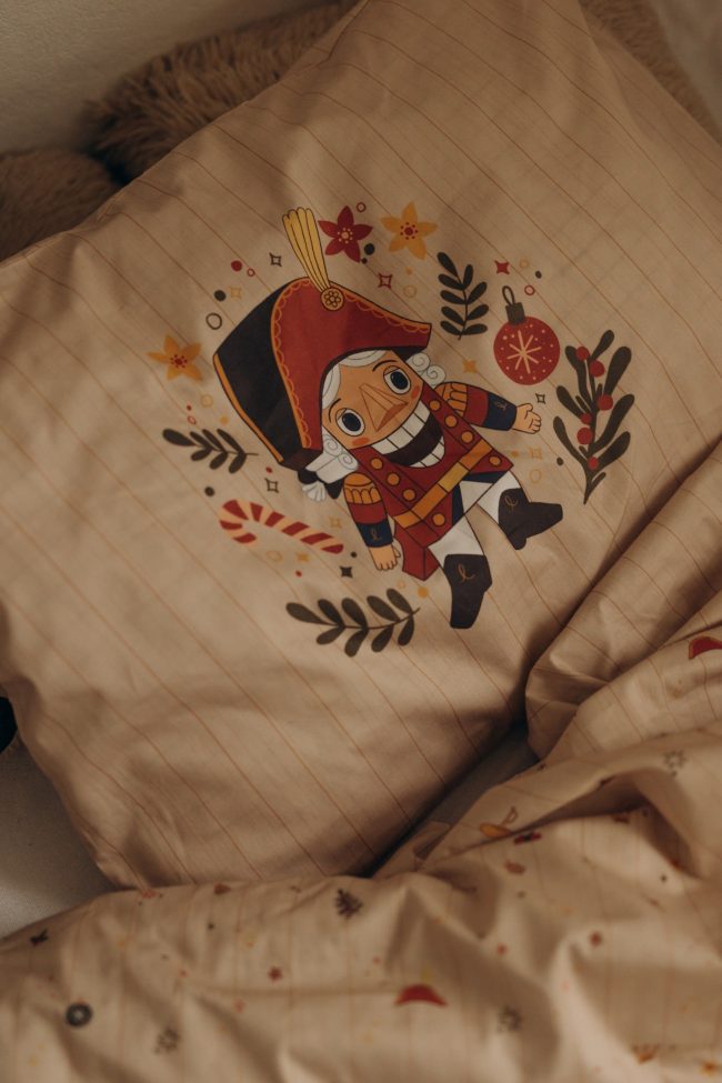 Pillow with my design of Nutcracker