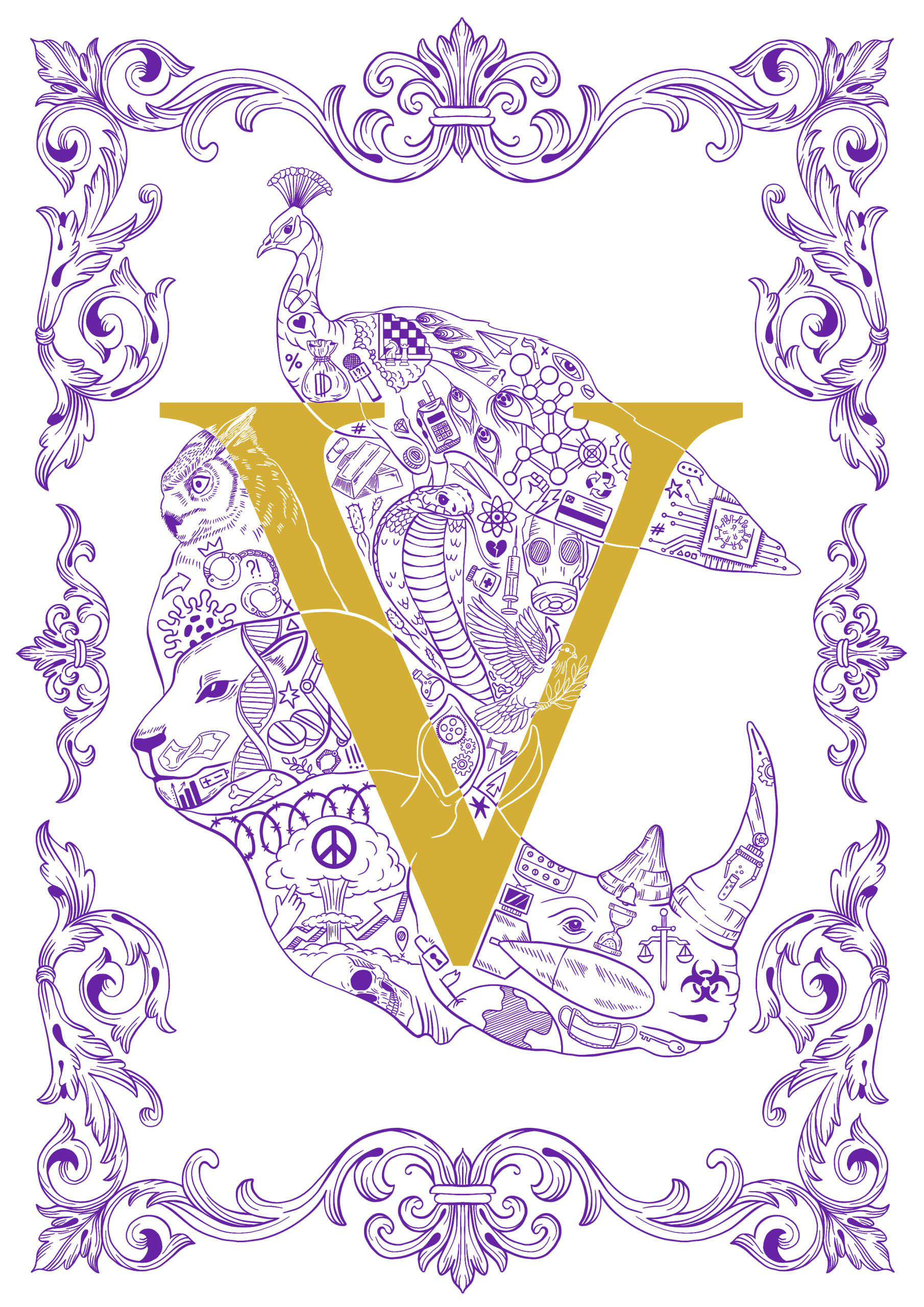 “BornWild • Versus” Graphic Novel Cover Art