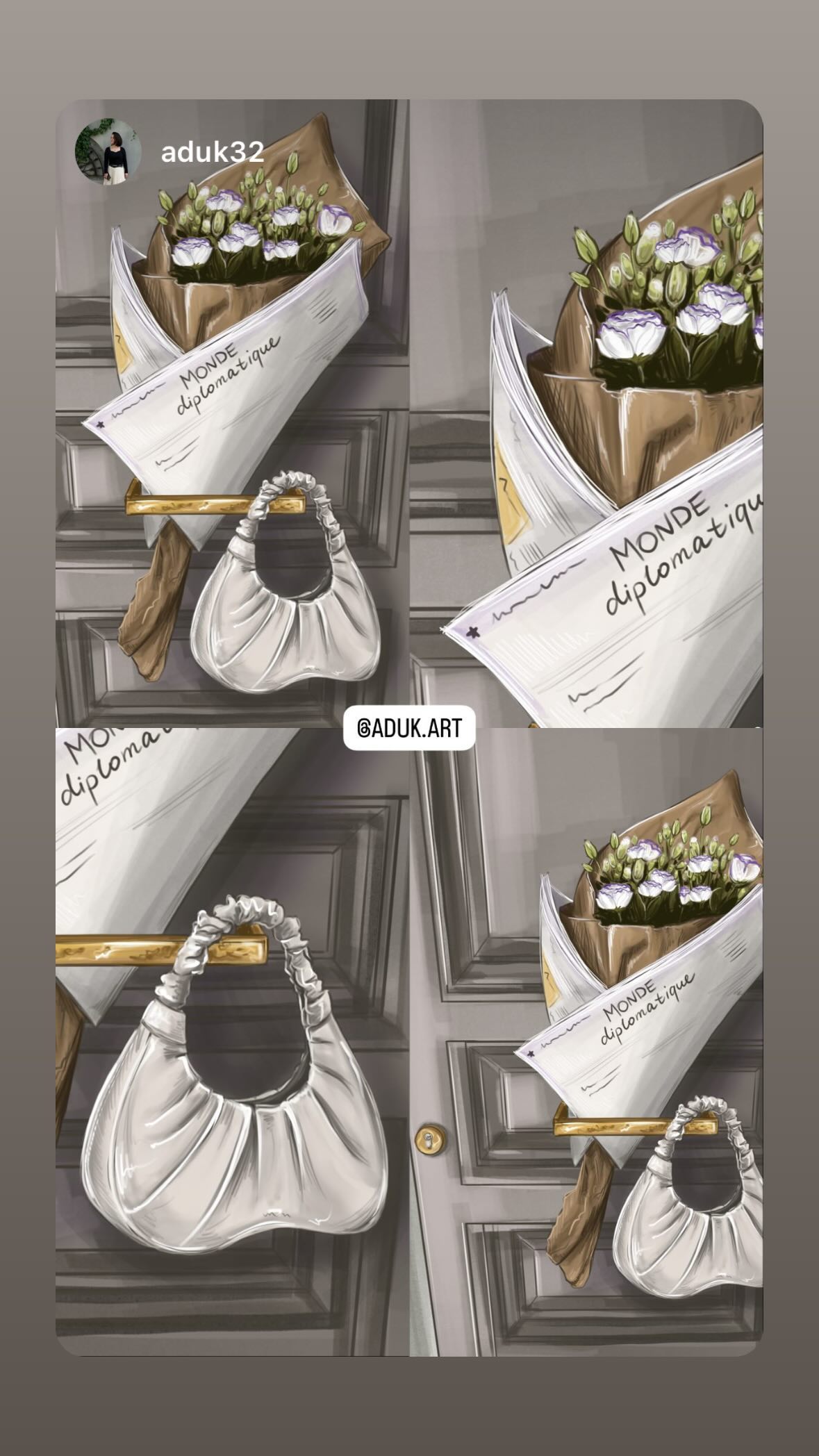 Interior sketch educational work