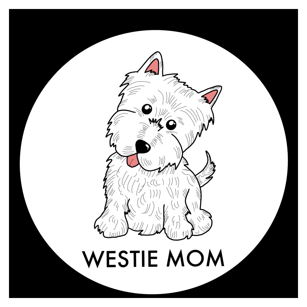 Westie mom badge